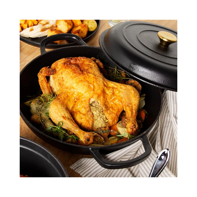 Russell Hobbs RH02525BEU7 Cast iron casserole 30cm black