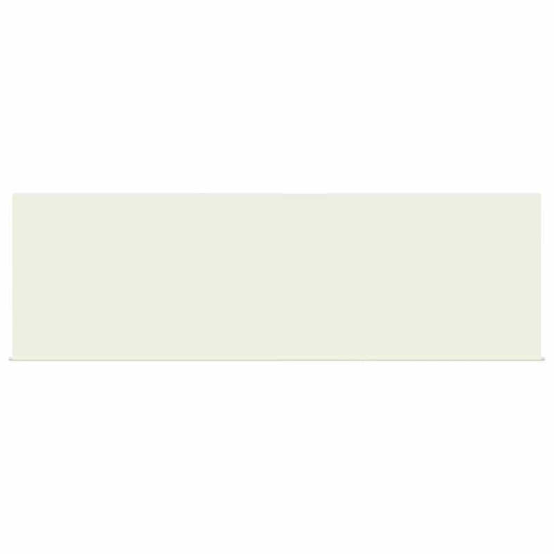 vidaXL Izvelkams jumtiņš Krēmkrāsa 400 × 300 cm