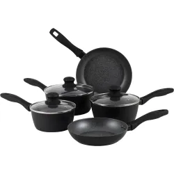 Russell Hobbs RH028141EU7 Metallic Marble 5pcs pan set