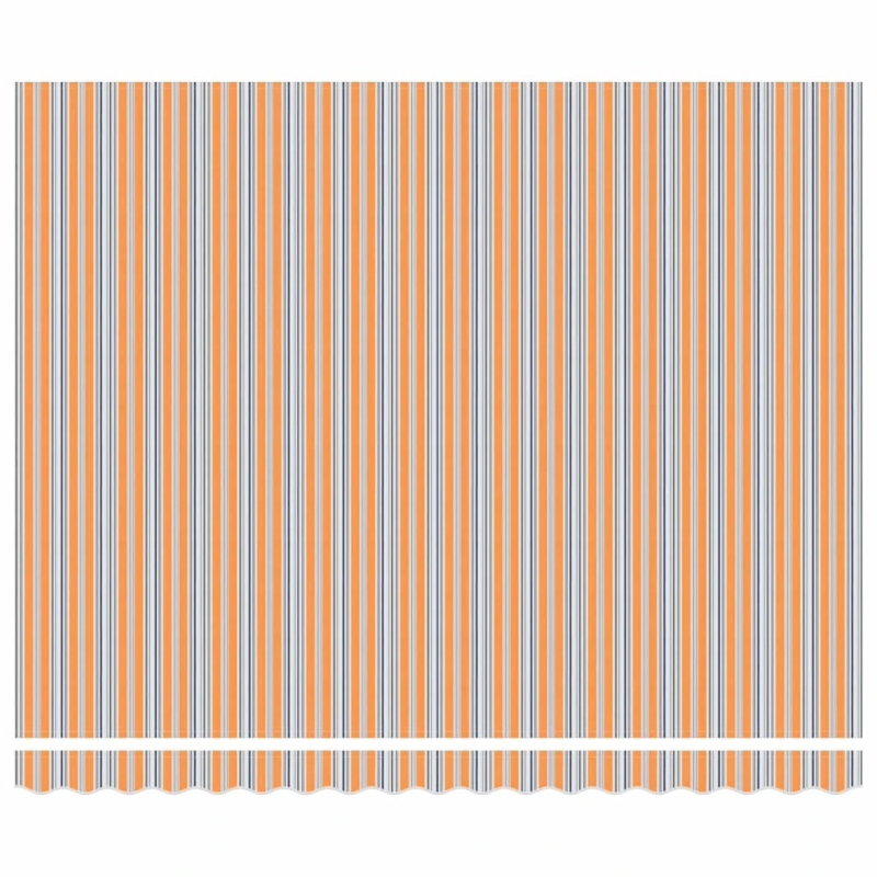 vidaXL Izvelkams jumtiņš Zila un oranža 400 × 300 cm