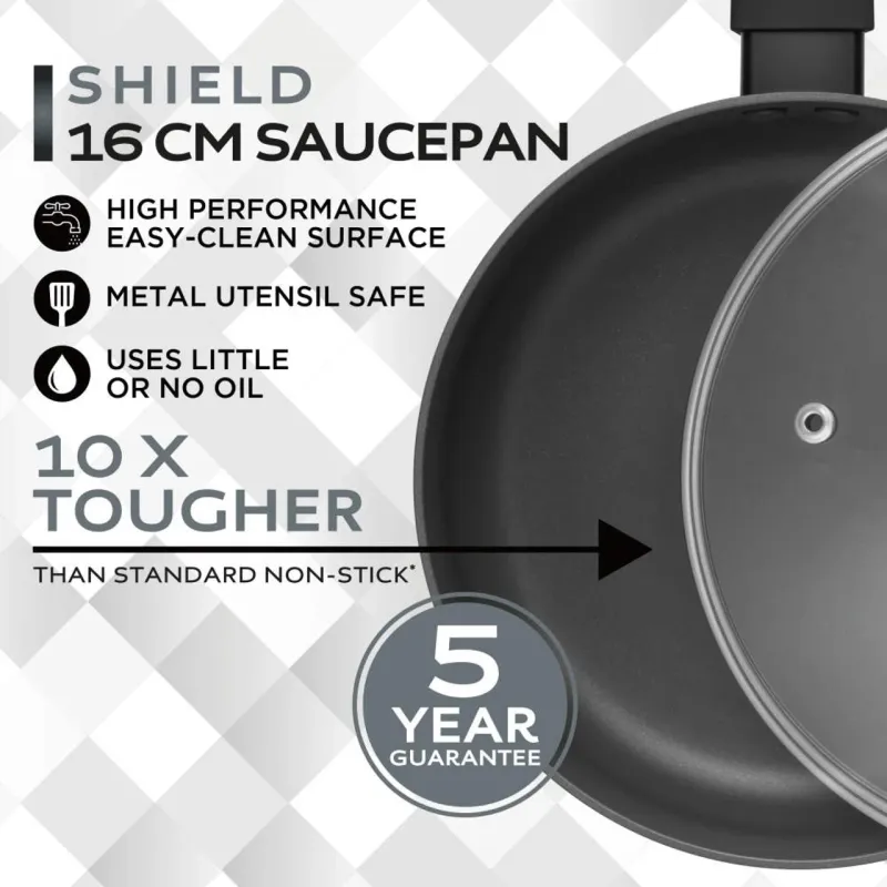 Russell Hobbs RH028391EU7 Shield 16cm Non-Stick Saucepan
