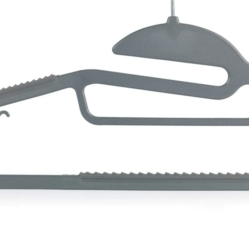 Beldray LA070598GRYFEU7 Grey Slimline Clothes Hangers - 8 Pack