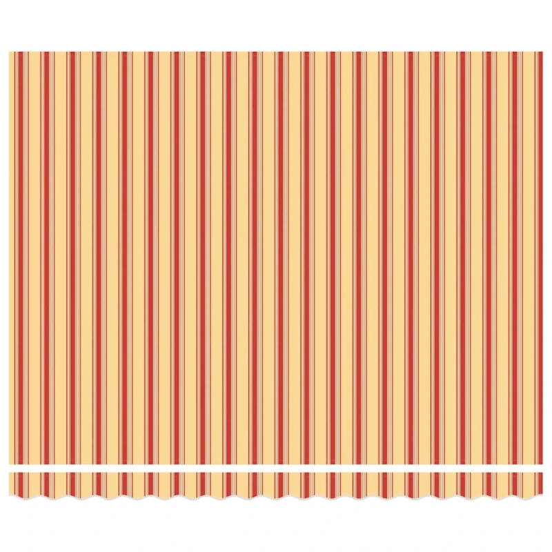 vidaXL Izvelkams jumtiņš Dzeltena un oranža 400 × 350 cm