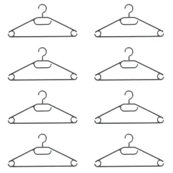 Beldray LA072684FEU7 Eco Recycled Hangers Black