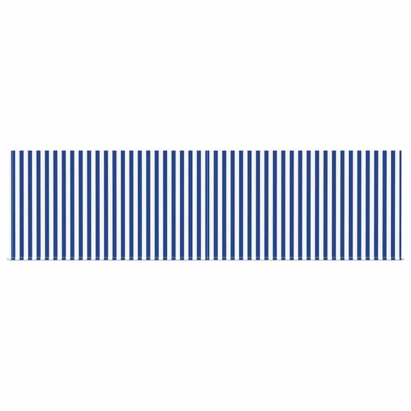 vidaXL Izvelkams jumtiņš Zila un balta 400 × 300 cm