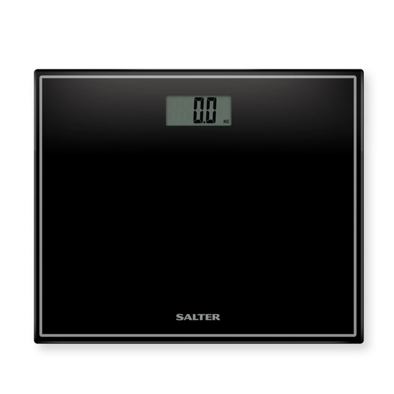 Salter 9207 BCFEU12 Compact Electronic Bathroom Scale - Black