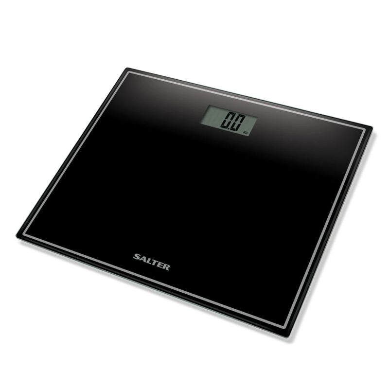 Salter 9207 BCFEU12 Compact Electronic Bathroom Scale - Black