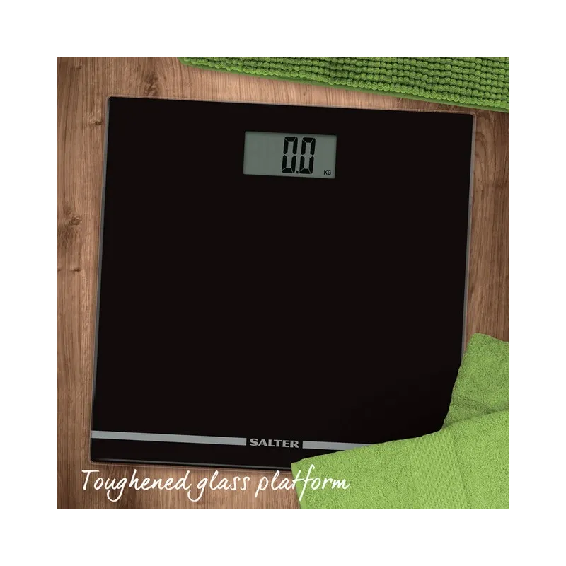Salter 9205 BK3RCEU16 Large Display Glass Electric Scale Black