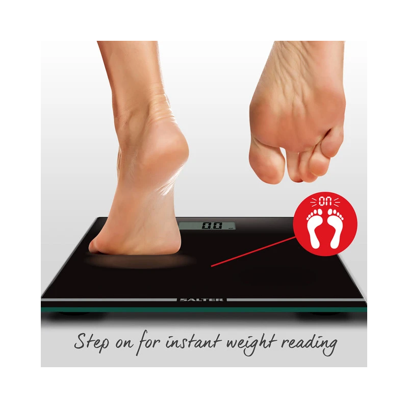 Salter 9205 BK3RCEU16 Large Display Glass Electric Scale Black