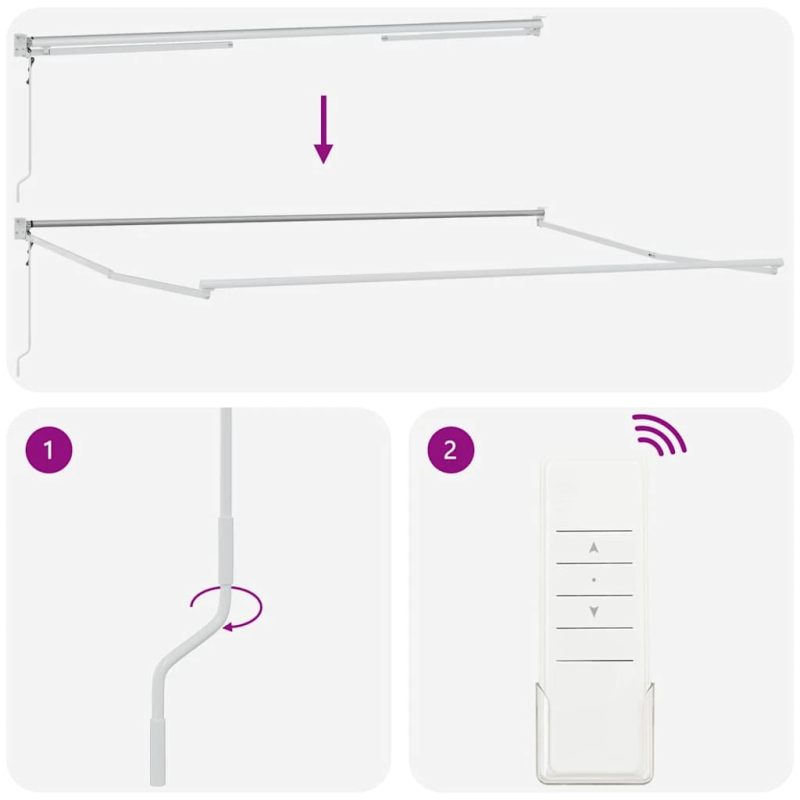 vidaXL Izvelkams jumtiņš Daudzkrāsains 500 × 300 cm