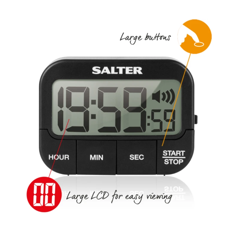 Salter 355 BCDUFEU12 Loud Digital Kitchen Timer