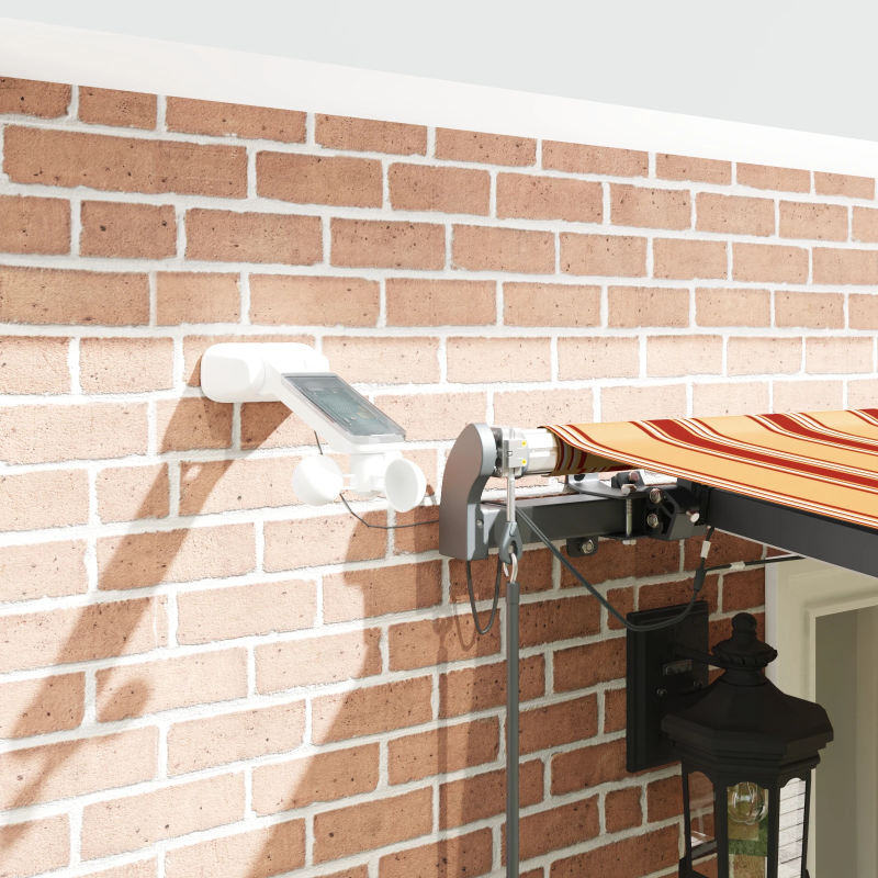 vidaXL Pārsega audums ar Dzeltena un oranža 600 × 300 cm Poliesters