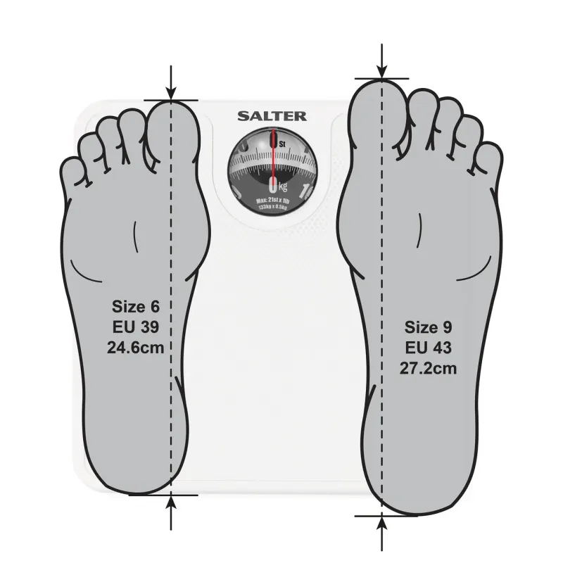 Salter 489 WHFEU12 Large Dial Mechanical Bathroom Scale