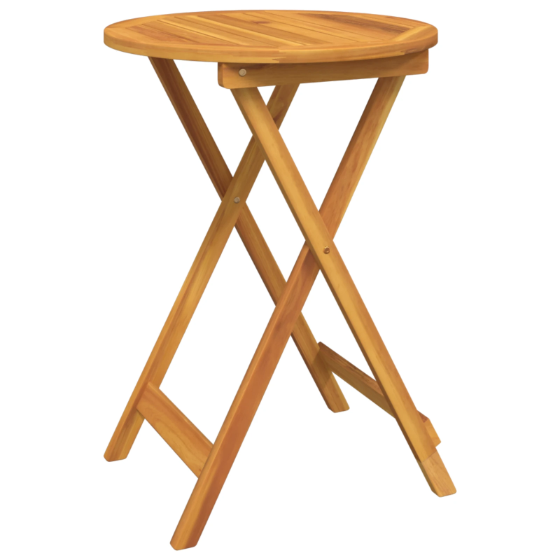 vidaXL Dārza bistro komplekts 3 pcs Brūna Cietā akācijas koks