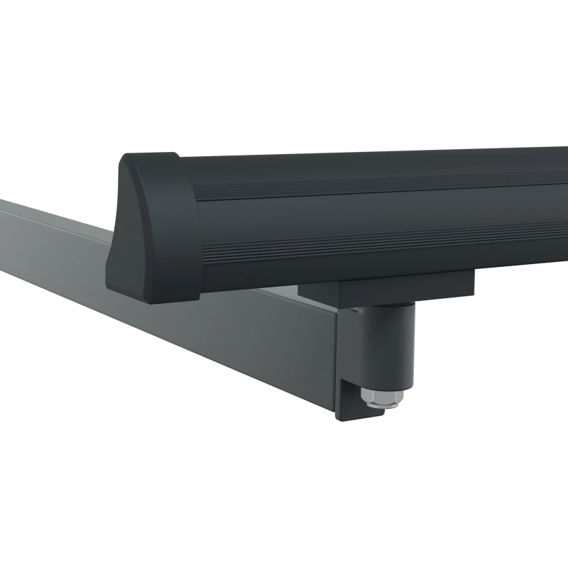 vidaXL Pārklājuma struktūra Antracīts 5 x 3 m Pulverkrāsots tērauds