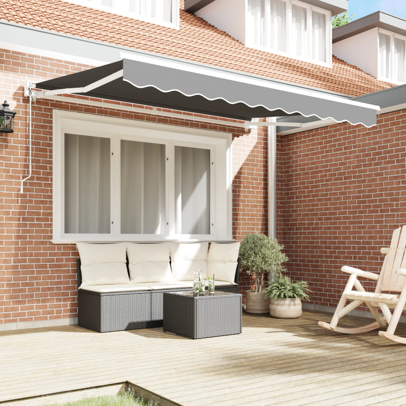 vidaXL Pārklājuma struktūra Balts 2,5 x 2 m Pulverkrāsots tērauds