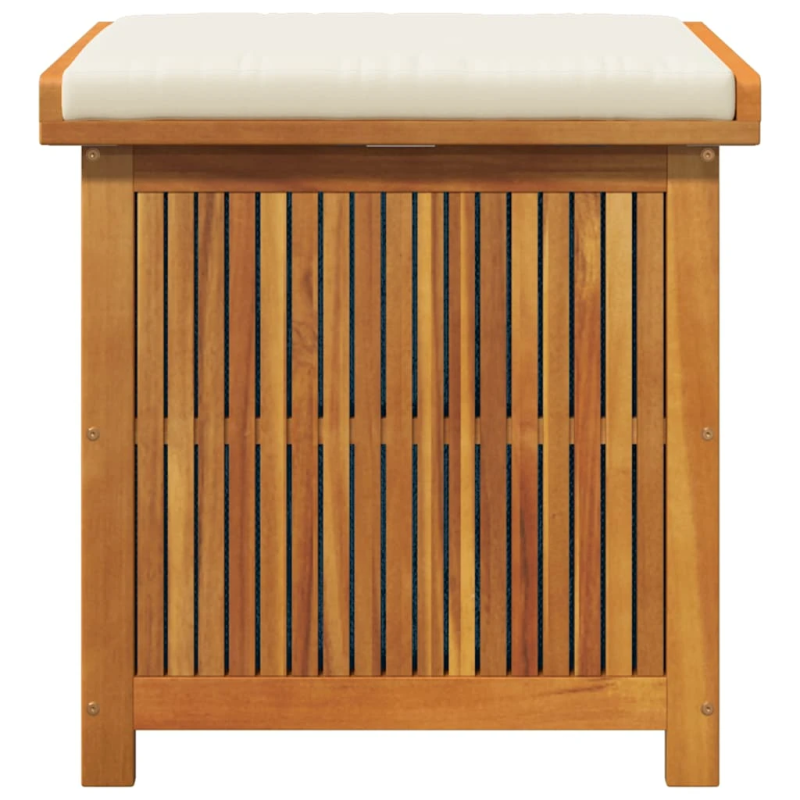 vidaXL dārza spilvenu kaste, 60x50x61 cm, akācijas masīvkoks