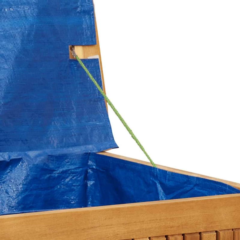 vidaXL dārza spilvenu kaste, 60x50x61 cm, akācijas masīvkoks