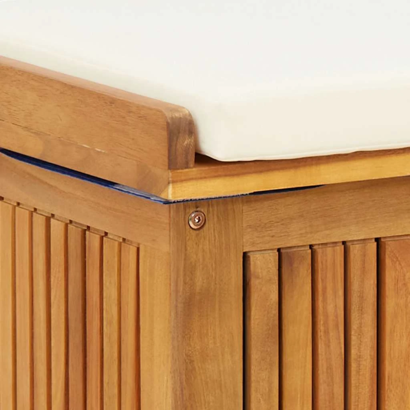 vidaXL dārza spilvenu kaste, 60x50x61 cm, akācijas masīvkoks