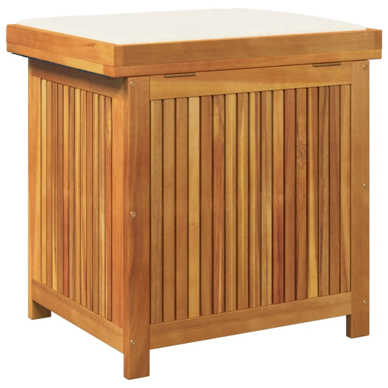 vidaXL dārza spilvenu kaste, 60x50x61 cm, akācijas masīvkoks