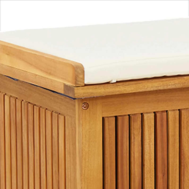 vidaXL dārza spilvenu kaste, 90x50x60,5 cm, akācijas masīvkoks