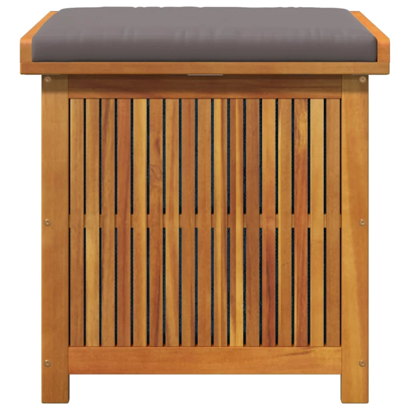 vidaXL dārza spilvenu kaste, 60x50x61 cm, akācijas masīvkoks