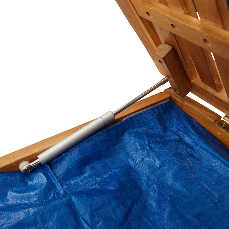 vidaXL dārza spilvenu kaste, 150x50x60,5 cm, akācijas masīvkoks