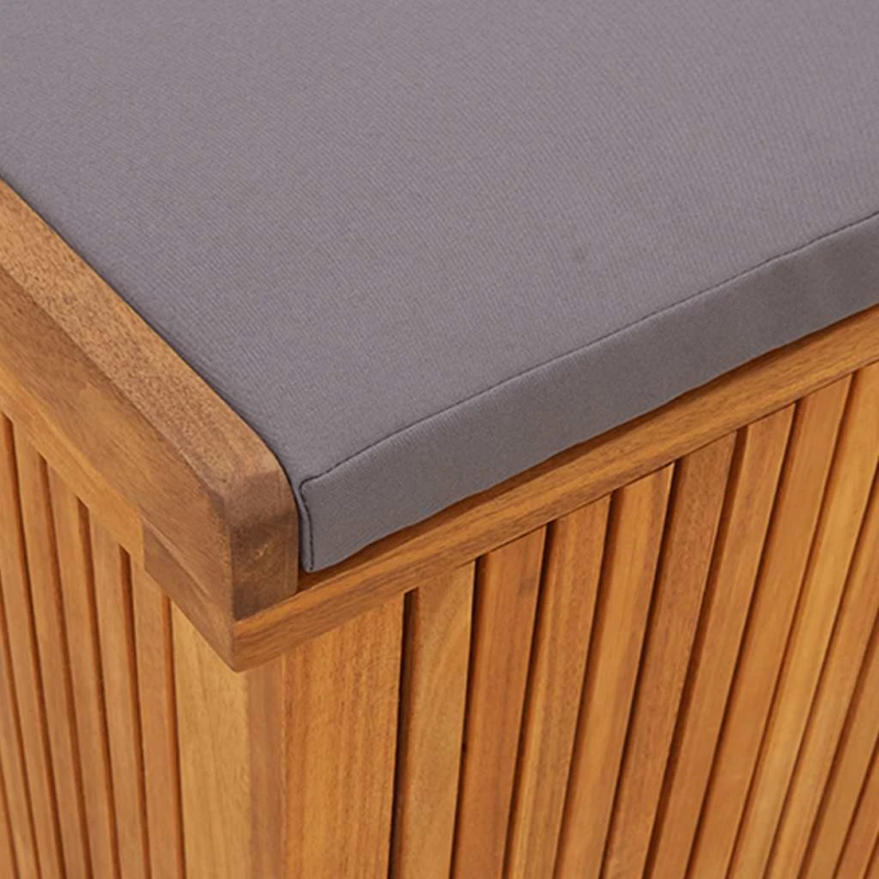 vidaXL dārza spilvenu kaste, 150x50x60,5 cm, akācijas masīvkoks