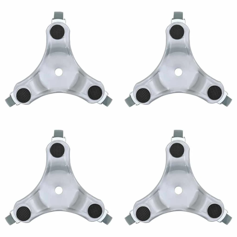 vidaXL mēbeļu riteņi, 4 gab., 16x14,5x5,5 cm, tērauds, 180 kg