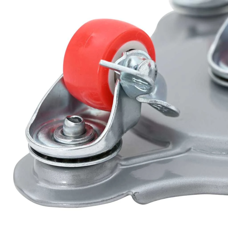 vidaXL mēbeļu riteņi, 4 gab., ar pacēlāju, 14,5x13,5x4 cm, tērauds, 400 kg