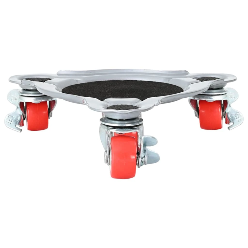 vidaXL mēbeļu riteņi, 4 gab., ar pacēlāju, 14,5x13,5x4 cm, tērauds, 400 kg