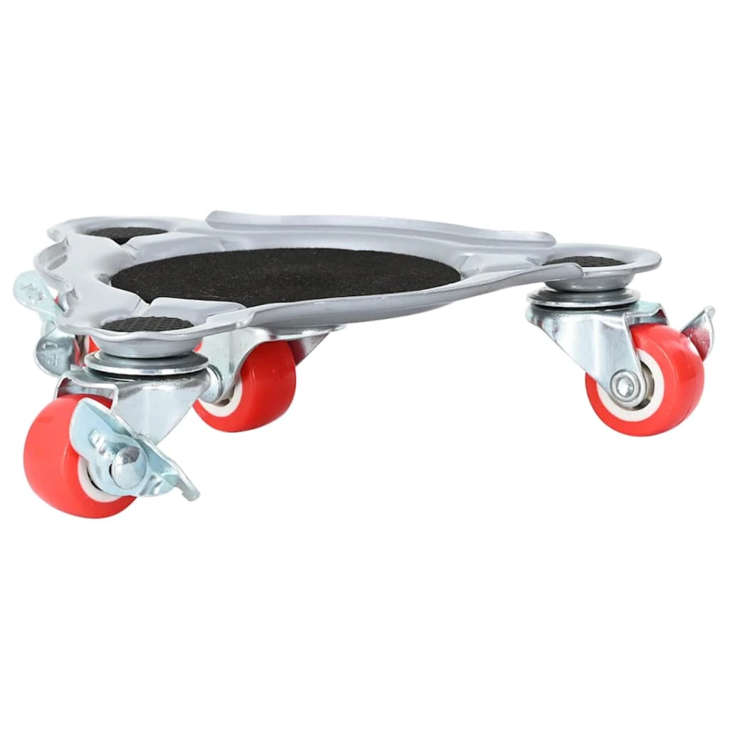 vidaXL mēbeļu riteņi, 4 gab., ar pacēlāju, 14,5x13,5x4 cm, tērauds, 400 kg