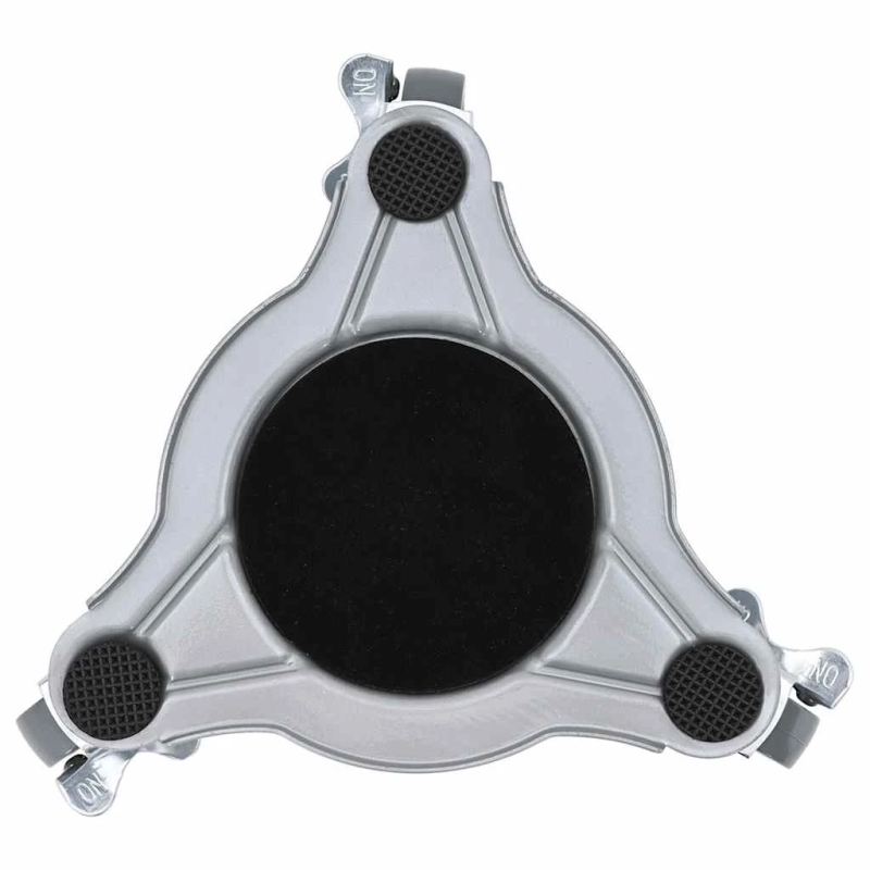 vidaXL mēbeļu riteņi, 4 gab., ar pacēlāju, 19x17,5x6 cm, tērauds, 1000 kg