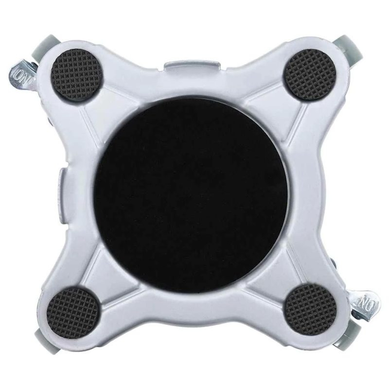 vidaXL mēbeļu riteņi, 4 gab., ar pacēlāju, 15,5x15,5x5,5 cm, tērauds, 1000 kg