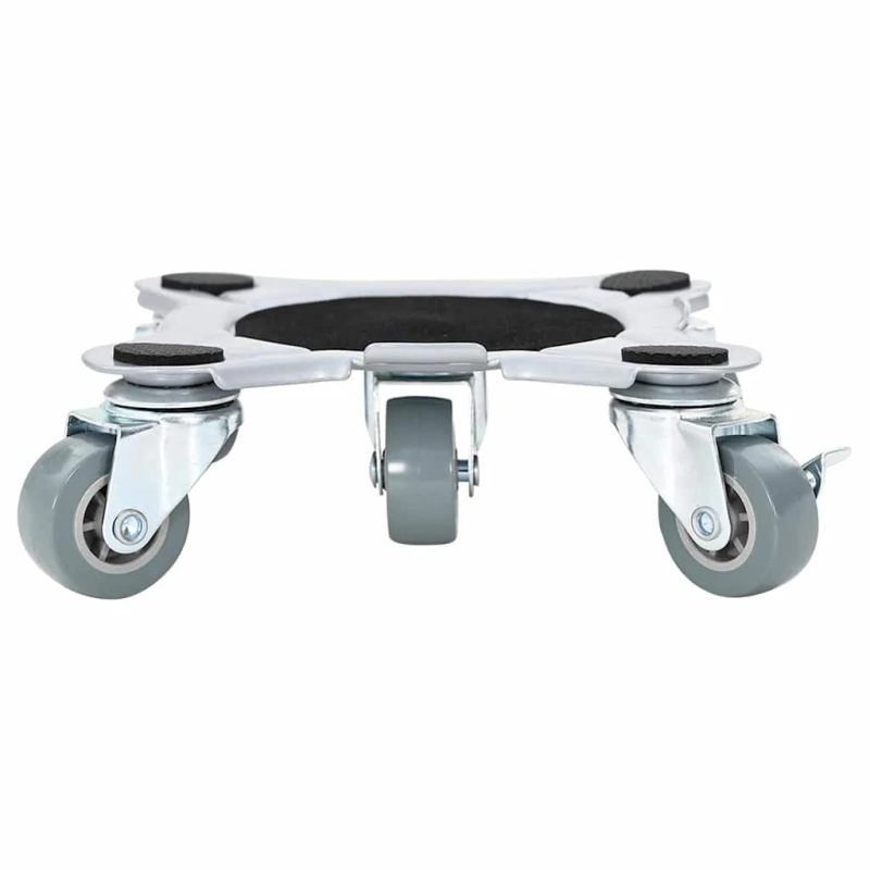 vidaXL mēbeļu riteņi, 4 gab., ar pacēlāju, 15,5x15,5x5,5 cm, tērauds, 1000 kg