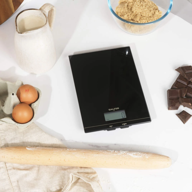 Salter SA00450BCFEU12 Glass Electronic Kitchen Scale