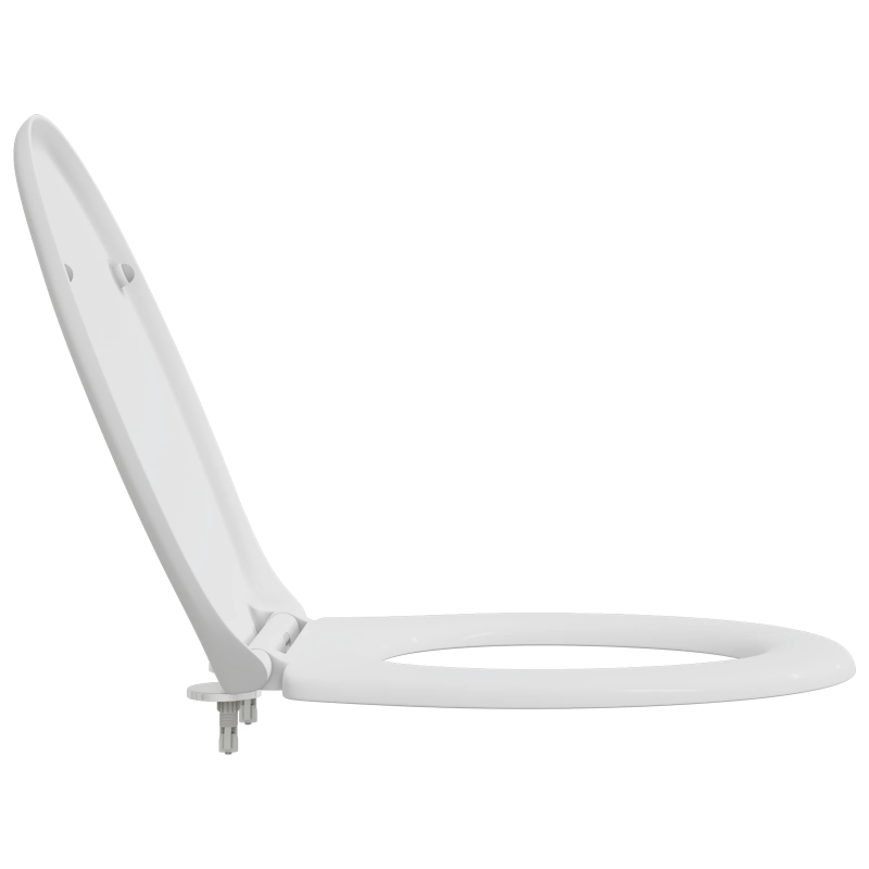 vidaXL Tualetes sēdeklis Balts 44,8 x 37,3 x 4,2 cm Duroplast