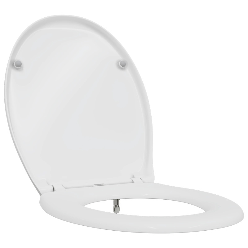 vidaXL Tualetes sēdeklis Balts 44,8 x 37,3 x 4,2 cm Duroplast