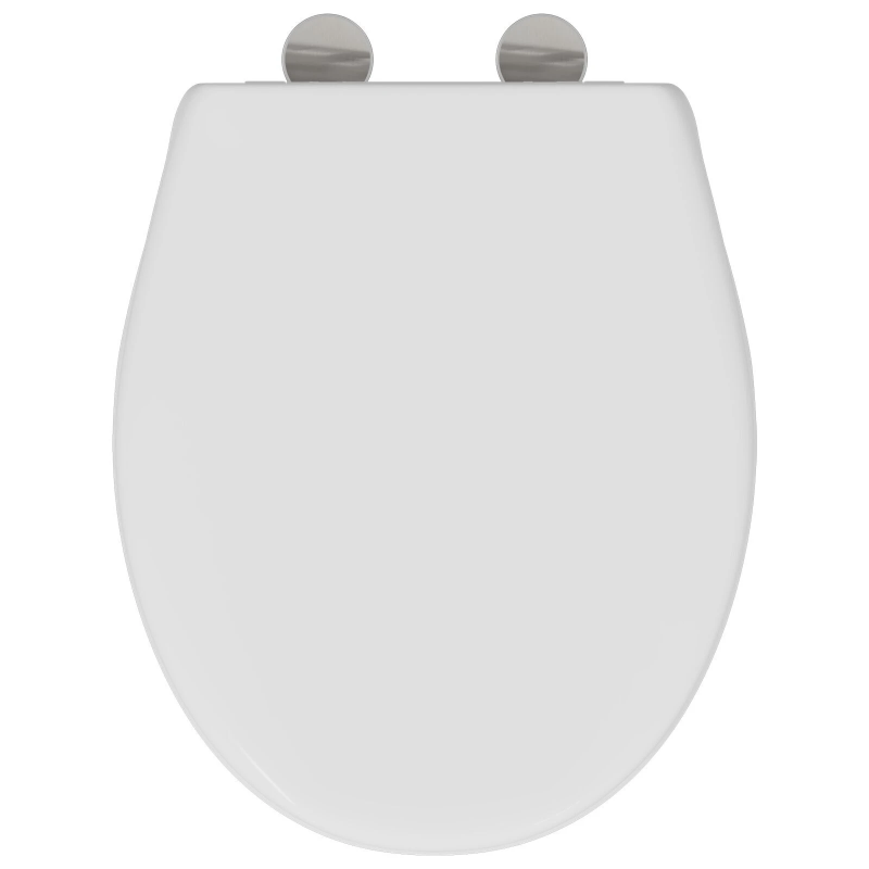 vidaXL Tualetes sēdeklis Balts 44,5 x 37,3 x 4,3 cm Duroplast