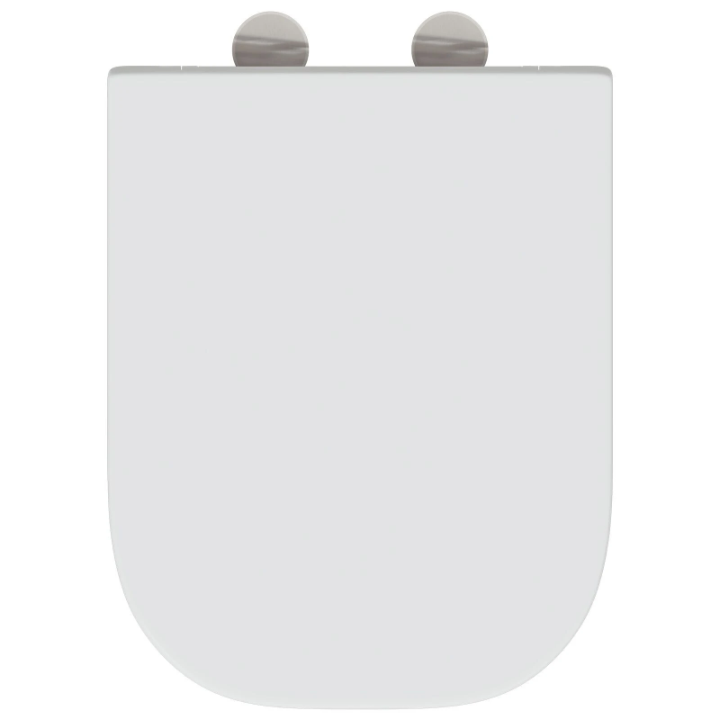 vidaXL Tualetes sēdeklis Balts 47,5 x 35 x 3,6 cm Duroplast