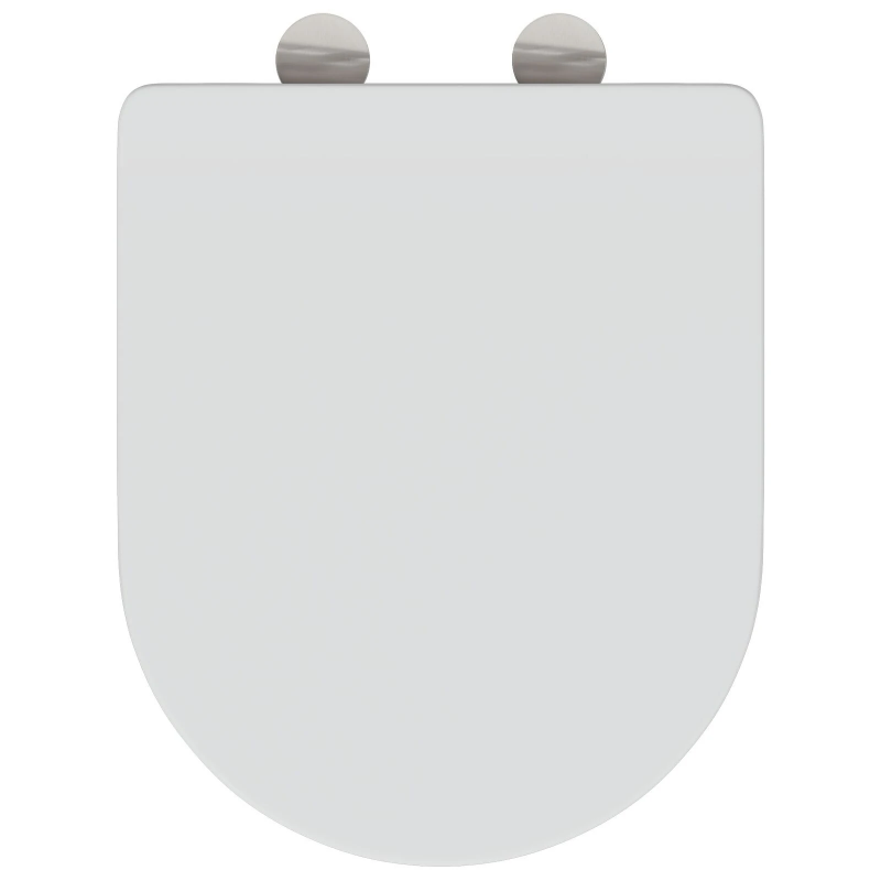 vidaXL Tualetes sēdeklis Balts 47 x 36 x 3,4 cm Duroplast