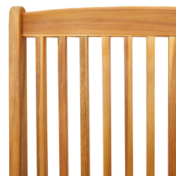 vidaXL Saliekamā krēsls ar spilvenu 4 pcs Pelēka 49 x 57.5 x 92cm