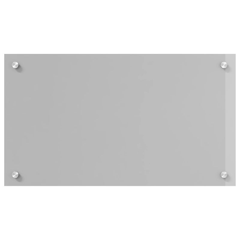 vidaXL Virtuves aizsargpanelis Gaiši pelēka 70 x 40 x 0,6 cm