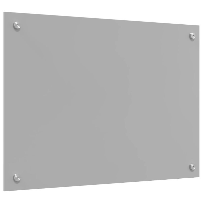 vidaXL Virtuves aizsargpanelis Gaiši pelēka 70 x 50 x 0,6 cm