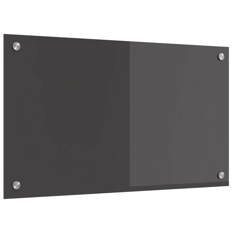 vidaXL Virtuves aizsargpanelis Tumši pelēka 70 x 40 x 0,6 cm