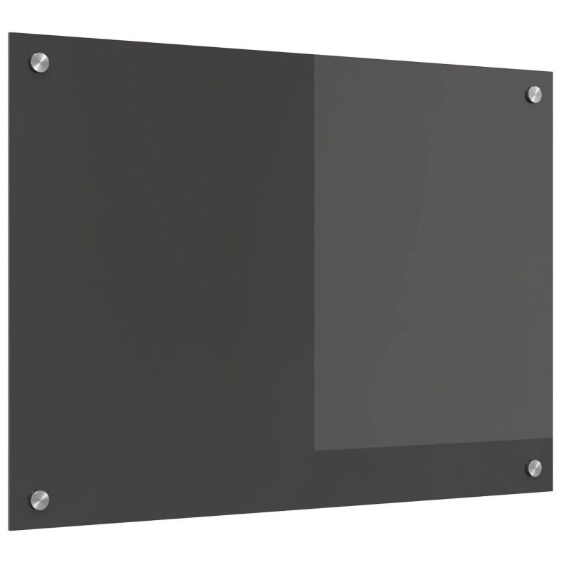 vidaXL Virtuves aizsargpanelis Tumši pelēka 70 x 50 x 0,6 cm