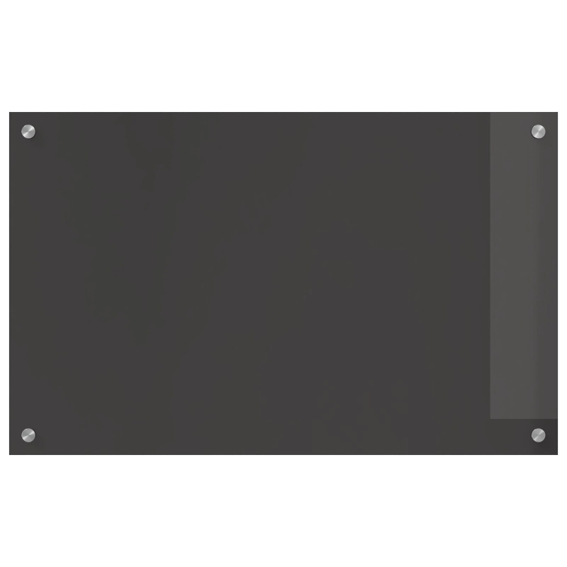 vidaXL Virtuves aizsargpanelis Tumši pelēka 80 x 50 x 0,6 cm