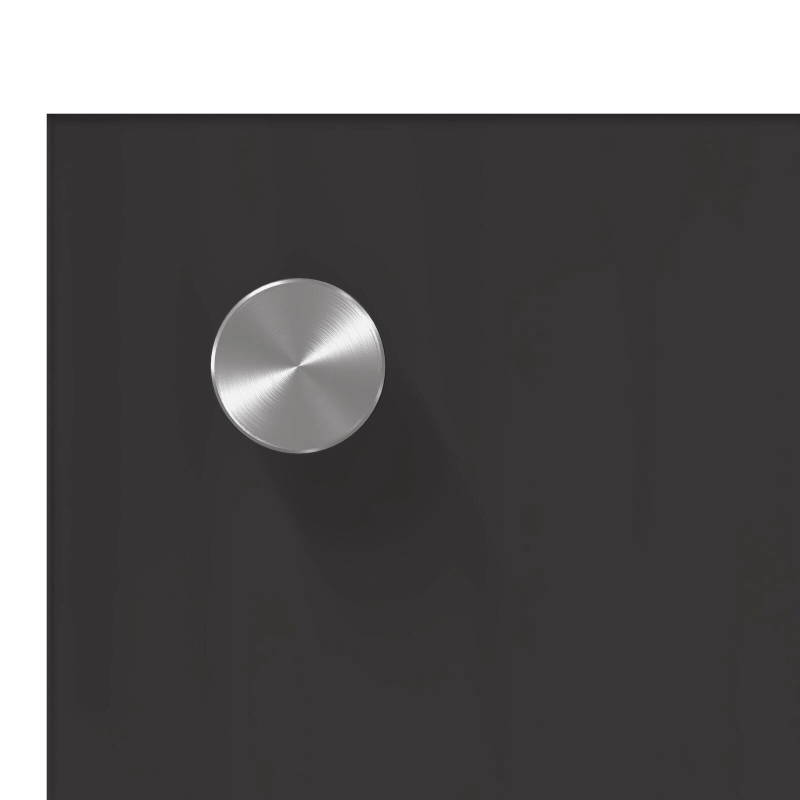 vidaXL Virtuves aizsargpanelis Tumši pelēka 80 x 50 x 0,6 cm