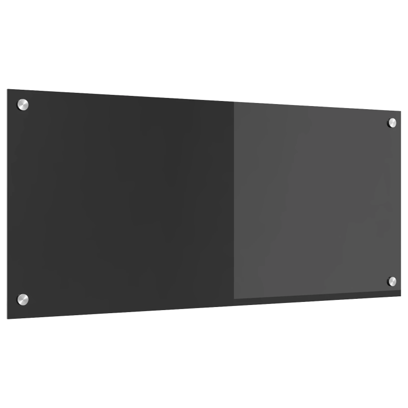 vidaXL Virtuves aizsargpanelis Tumši pelēka 90 x 40 x 0,6 cm