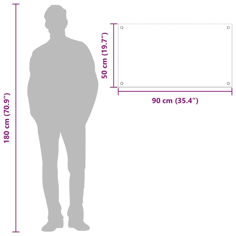 vidaXL Virtuves aizsargpanelis Tumši pelēka 90 x 50 x 0,6 cm